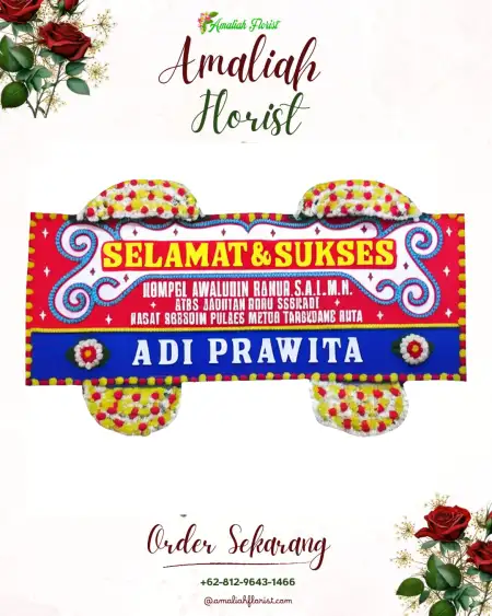 Papan Bunga Ucapan Selamat Sukorambi